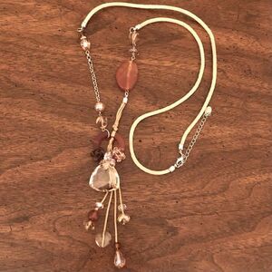 Cara NY | Multi-Color Crystal Beaded Necklace | 40” Adjustable